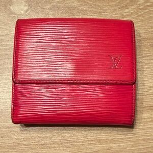 Louis Vuitton Scarlet Textured Wallet